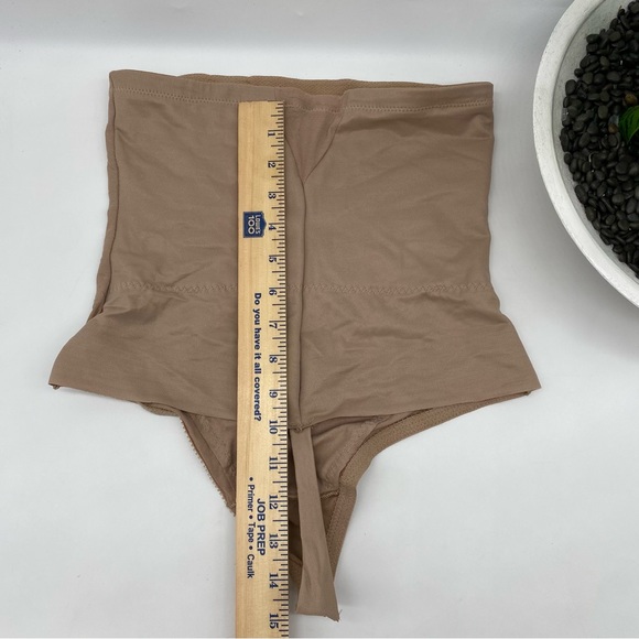 Miraclesuit Sheer Extra Firm Shaping High Waist Thong Stucco XL (Women's 14-16) - Picture 5 of 9